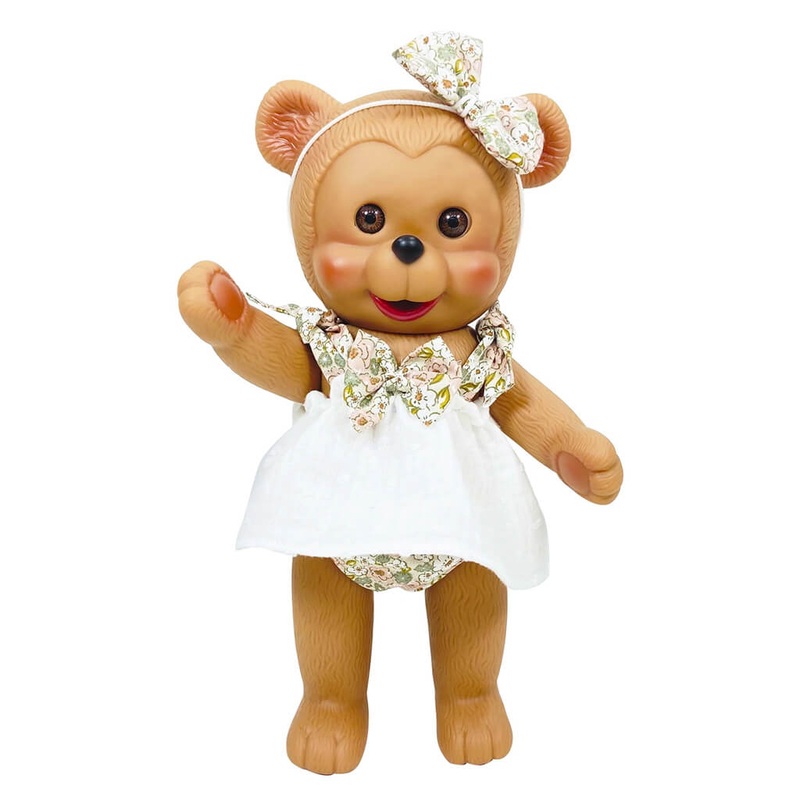 Nines d’Onil Poppy Bear Doll White Dress