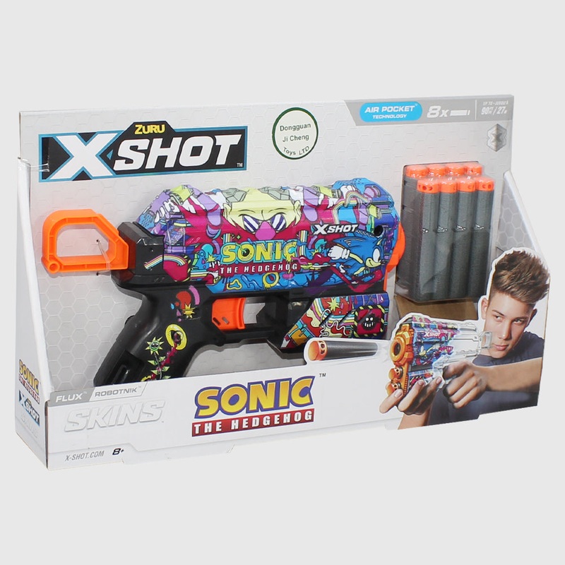 X-Shot Skins Flux Sonic Blaster  Robotnik