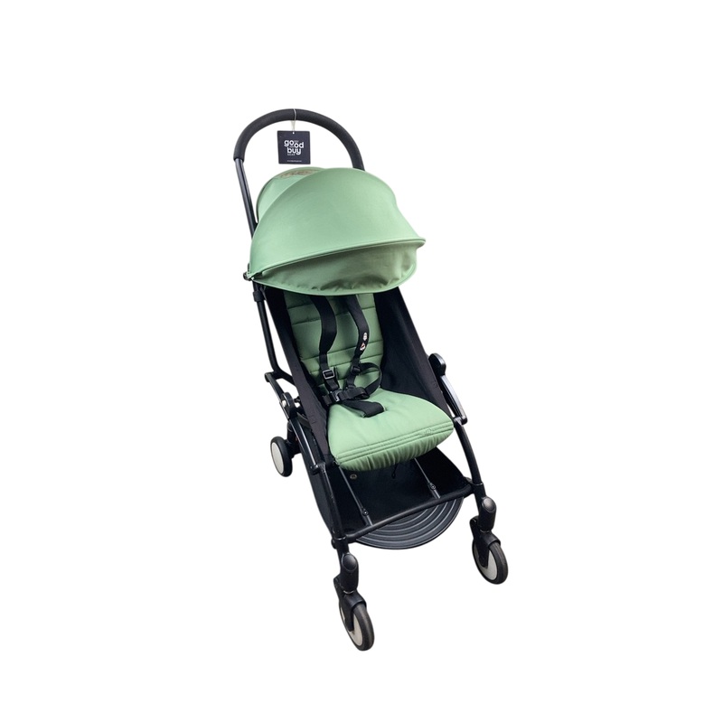 Babyzen YOYO+ Complete Stroller, 2018, Black Frame, Peppermint