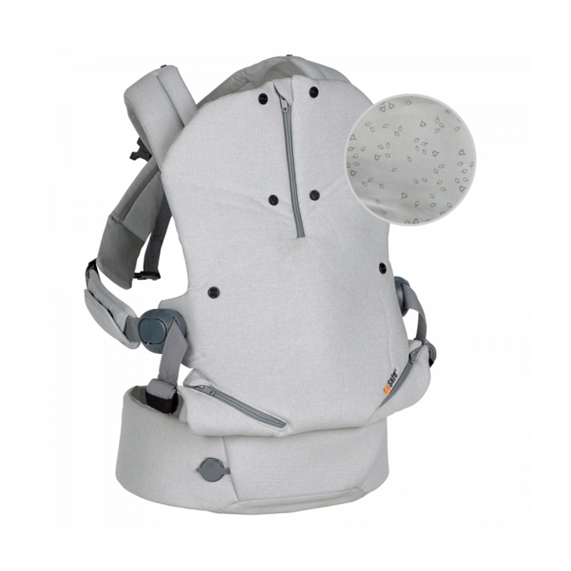 BeSafe Haven Baby Carrier – Stone Premium Leaf