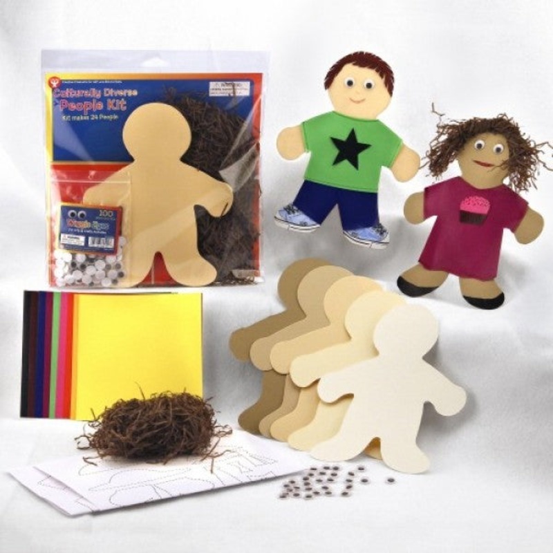 Culturally Diverse Tag People Kit, 7″
