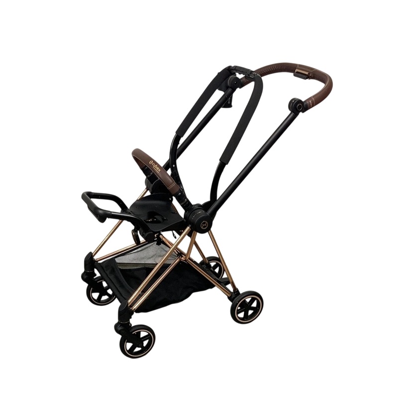 Cybex Mios2 Stroller Frame, 2021, Black with Rose Gold