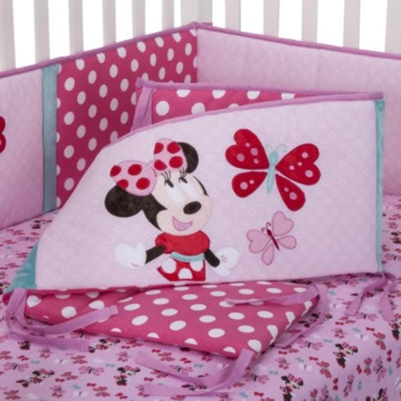 KidsLine Disney Minnie Mouse Crib Bumper