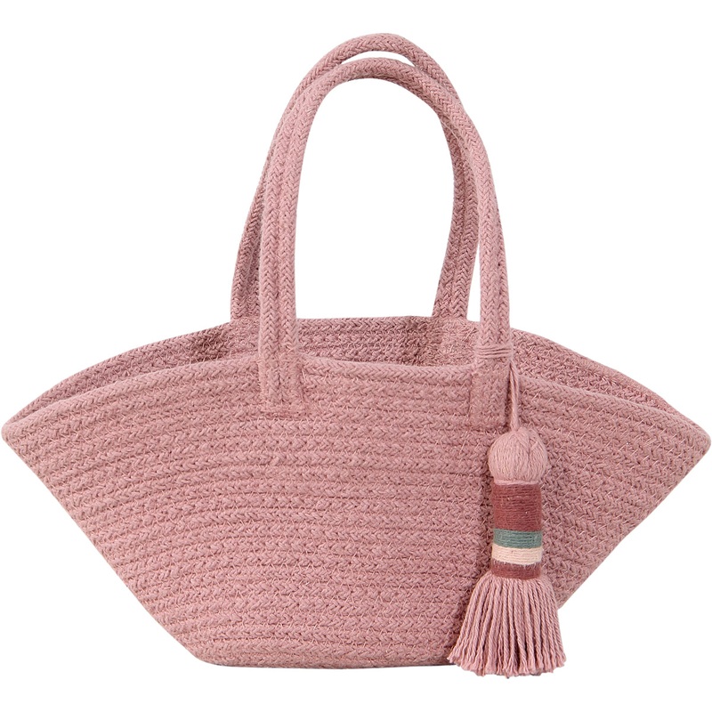 Lorena Canals Basket Cistell – Ash Rose – Small (1’1″ x 4″)