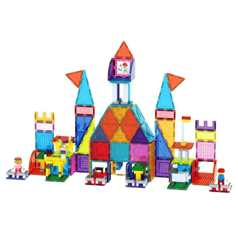 Magnetic Brick Tile Combo Set 353 Pieces