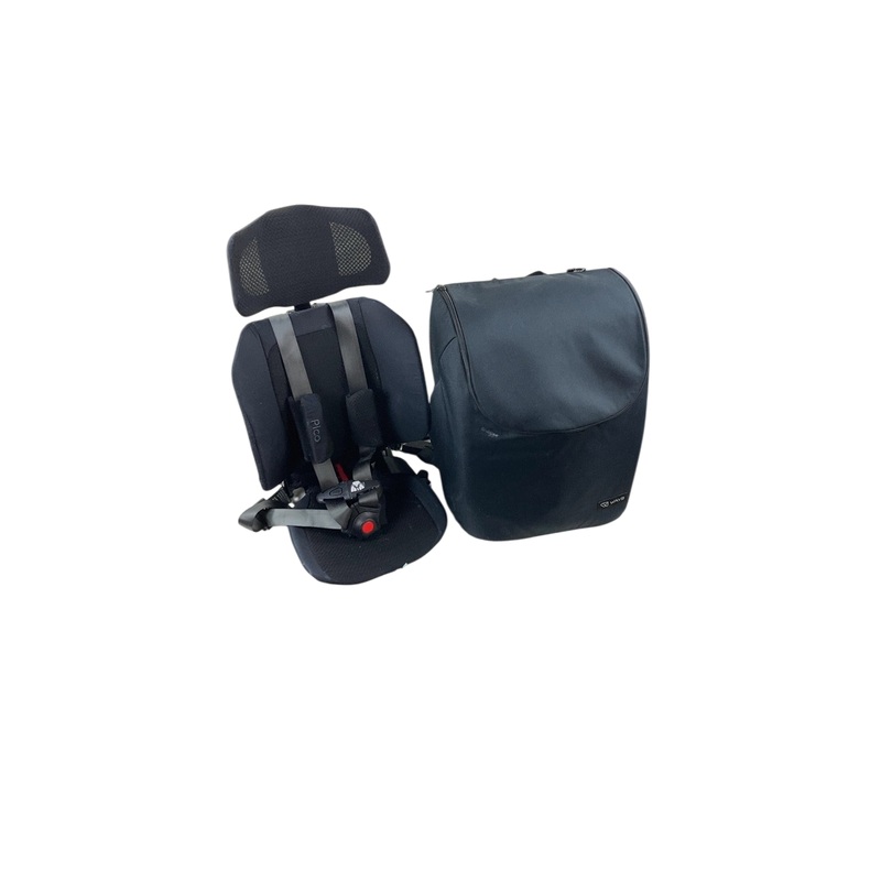WAYB Pico Portable Car Seat Bundle, 2021, Jet, with Deluxe Bag