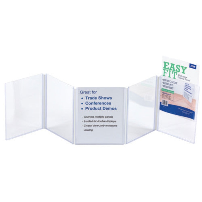 EasyFit Clear Display Panels, 5 panels