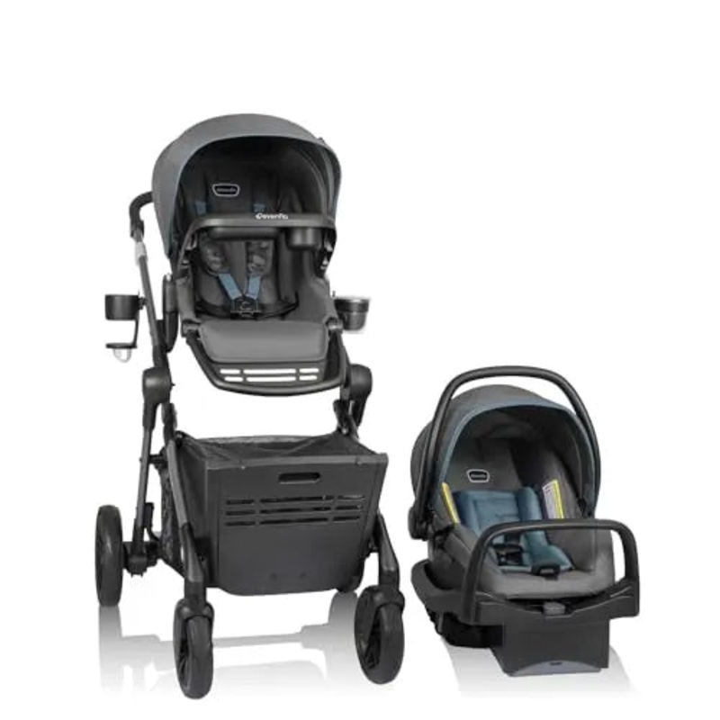 Pivot Troop Double Companion Modular Travel System – Bluestone Gray (See Description)