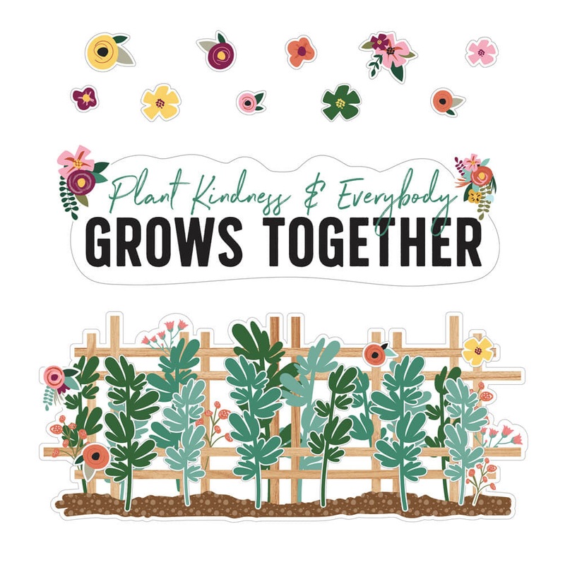 Plant Kindness & Everybody Grows Together Bulletin Board Set