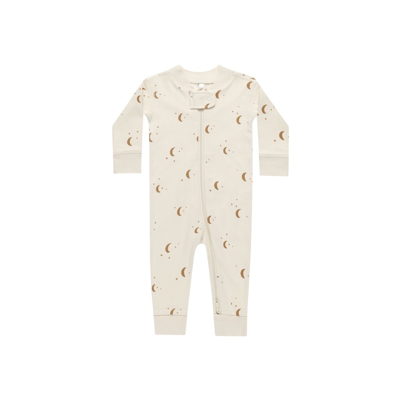Quincy Mae Zip Long Sleeve Sleeper – Moons