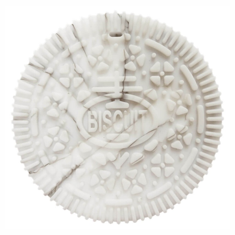 Silicone Teether Cookie White Marble