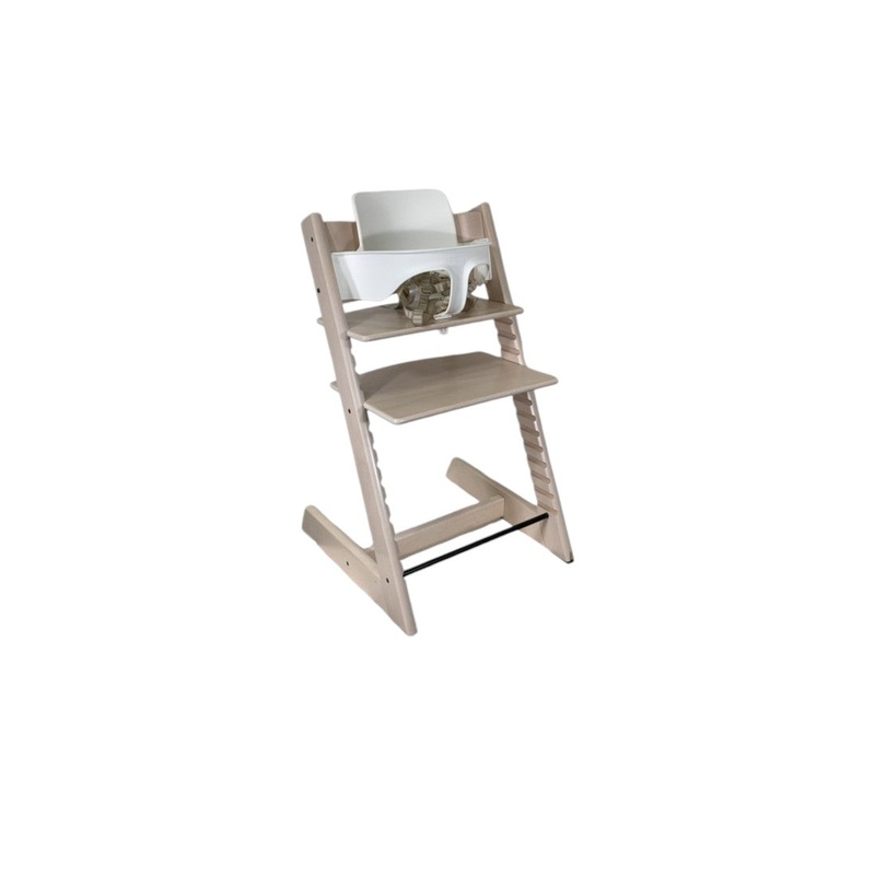 Stokke Tripp Trapp High Chair With Baby Set, Whitewash