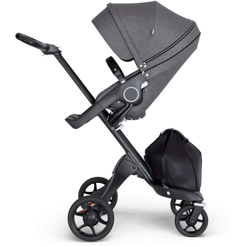 Stokke Xplory v6 Black/Black Melange/Black Handle