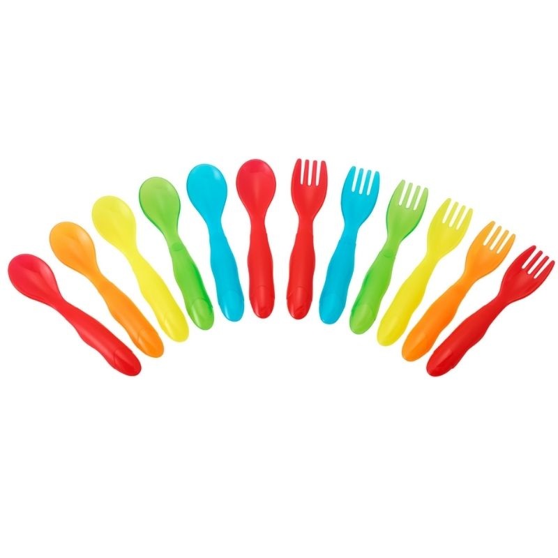 Take & Toss Toddler Flatware – 12 Pack