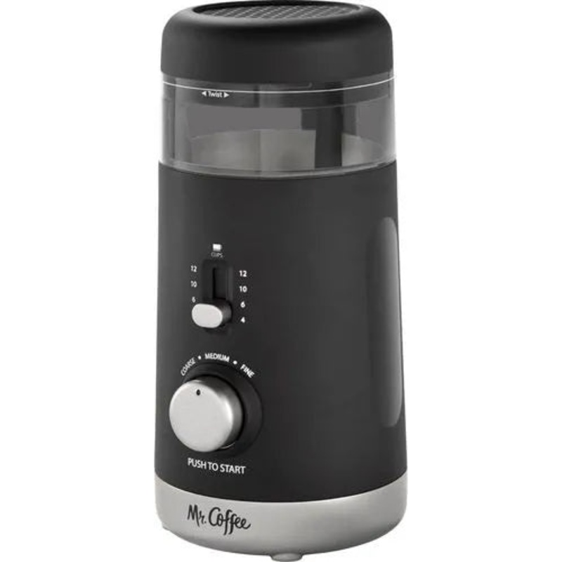 12-Cup Automatic Blade Mill Grinder – Black (See Description)