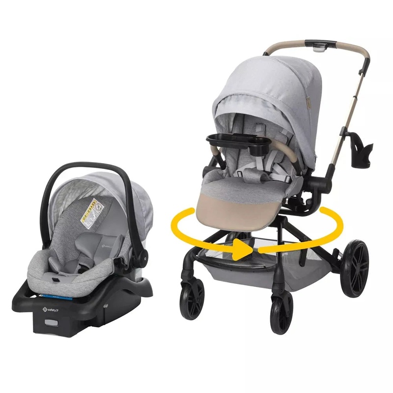 360 Rotating Modular Travel System – French Gray (See Description)
