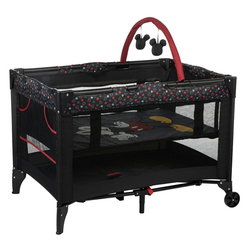 3D Ultra Baby Play Yard with Bassinet and Toy Bar – MODERN MICKEY