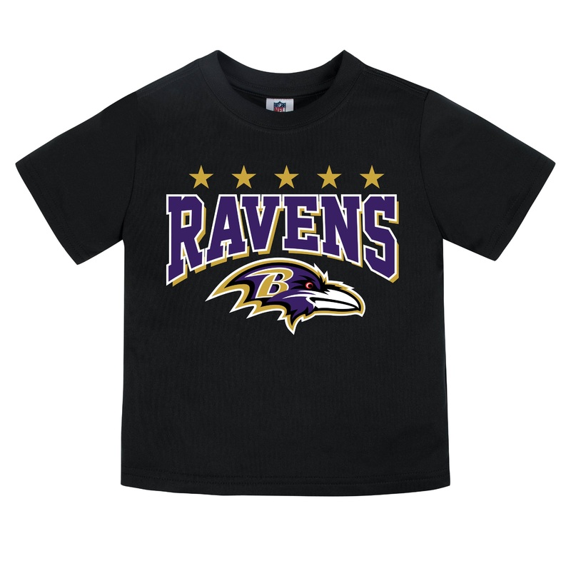 Baltimore Ravens Boys Short Sleeve Tee Shirt