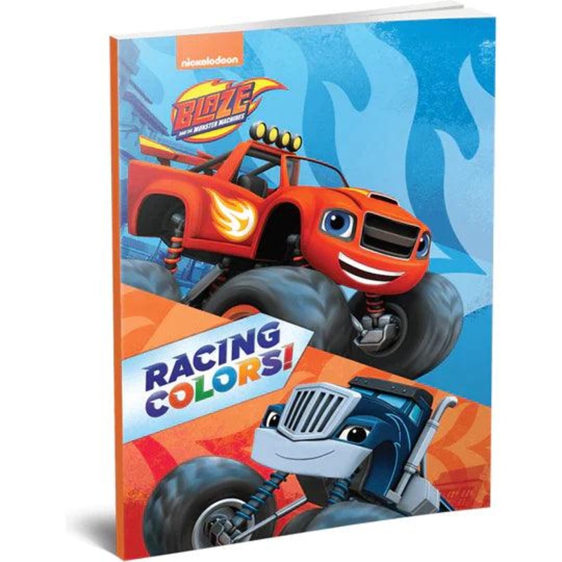 Blaze & The Monster Machines Racing Colors Teaching Book