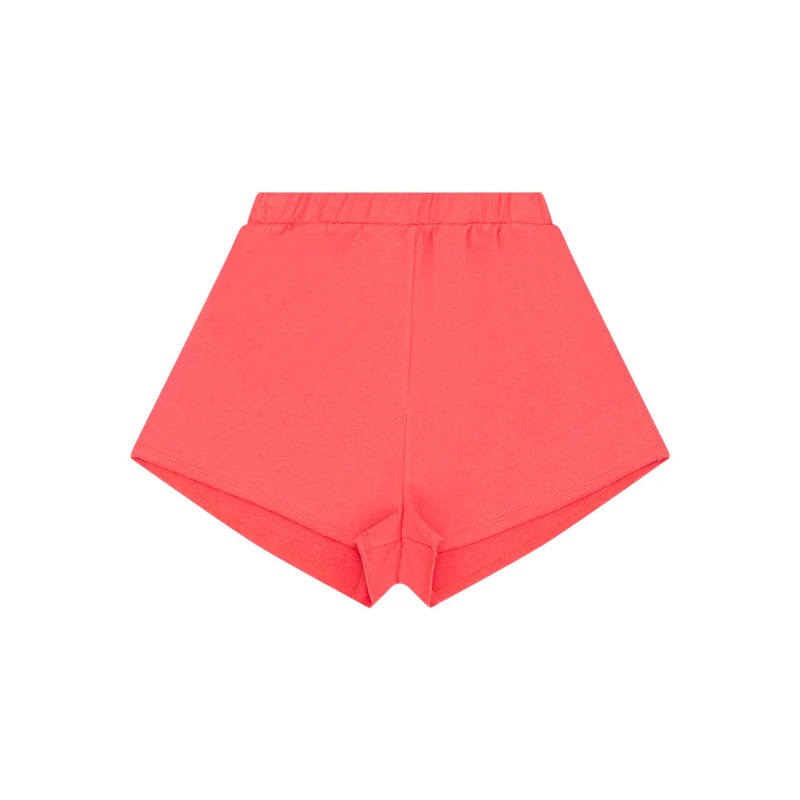 French Terry Raw Edge Shorts – Watermelon