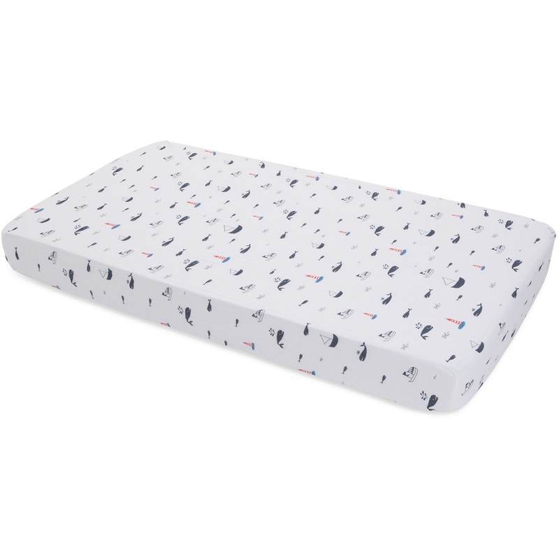 Little Unicorn Cotton Muslin Fitted Crib Sheet – Nautical Harbor