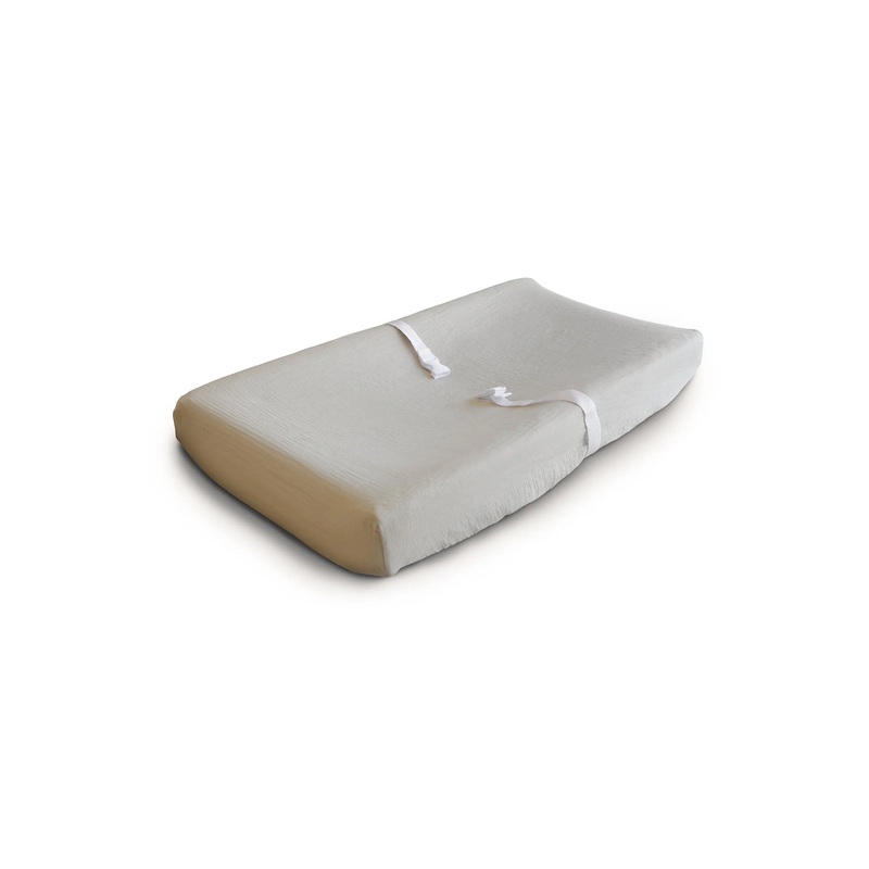 Mushie Extra Soft Muslin Changing Pad Cover