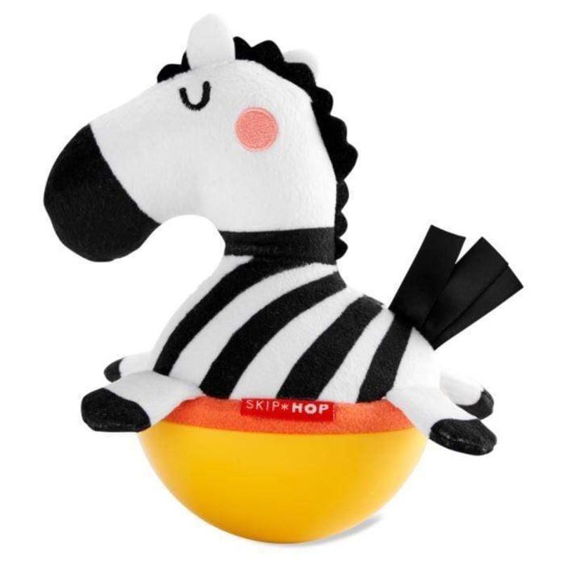 Skip Hop ABC & Me Zebra Wobble Toy