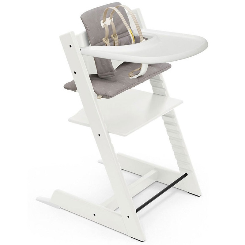 Stokke OPEN BOX Tripp Trapp Complete High Chair – White / Icon Grey