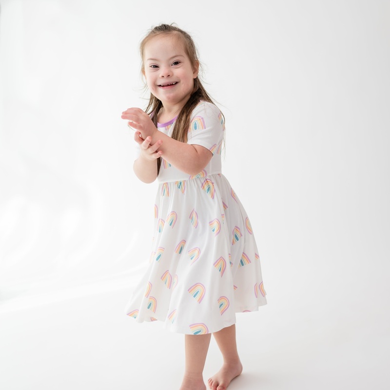 Twirl Dress in Poi Rainbow