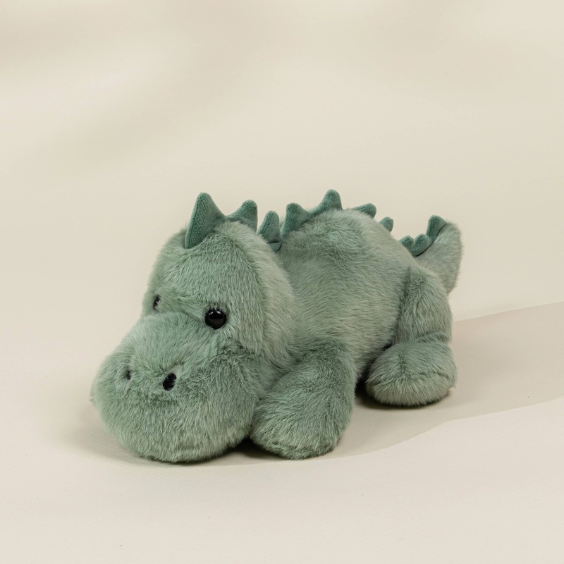 Coco Village Dino Plush Toy | Light Green Stegosaurus
