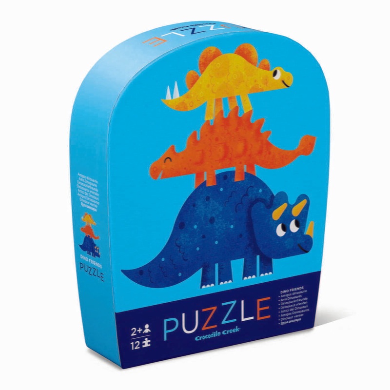 Crocodile Creek – 12 Piece Mini Puzzles – Dino Friends