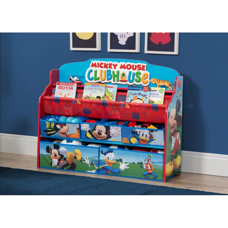 Mickey Mouse Deluxe Book & Toy Organizer