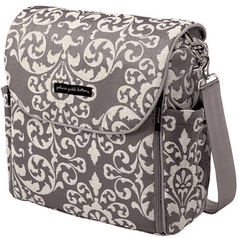Petunia Pickle Bottom Boxy Backpack Diaper Bag in Earl Grey