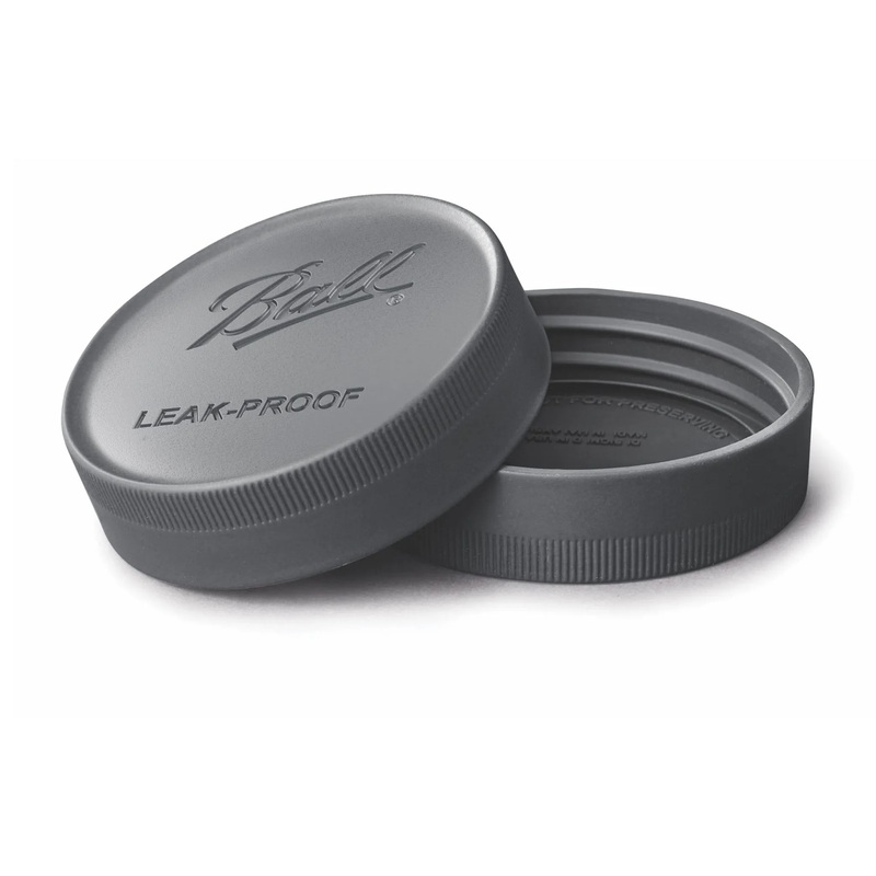 Reusable Wide Mouth Food Storage Lids Gray