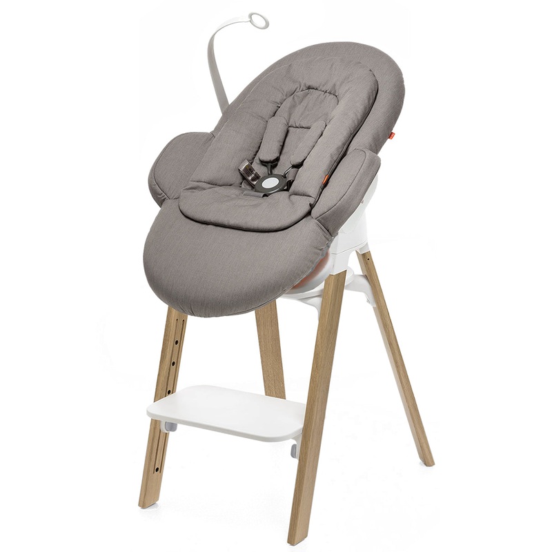 Stokke Steps Newborn Bouncer Seat – Oak Natural/Greige