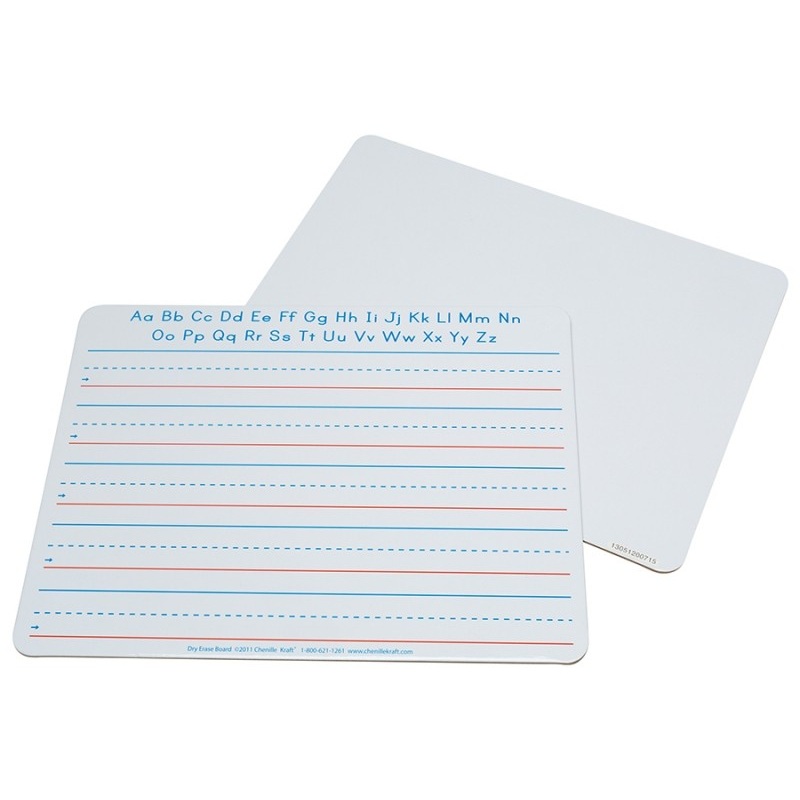 Lapboard, Red Baseline Whiteboard, Pack of 10