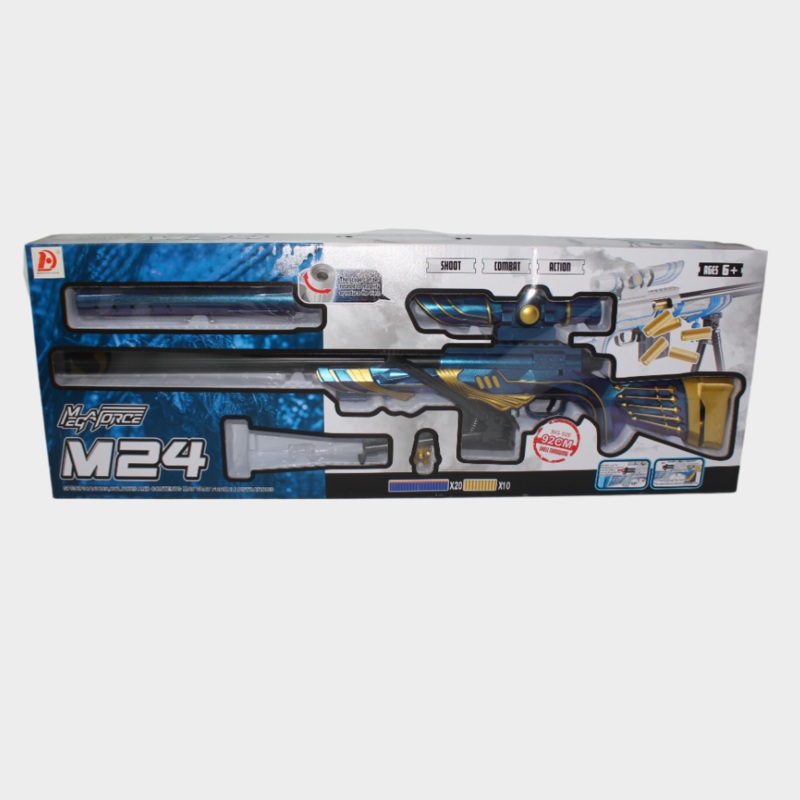 Random M24 Soft Bullet Sniper Rifle Gun  Safe & Exciting Toy for Kids