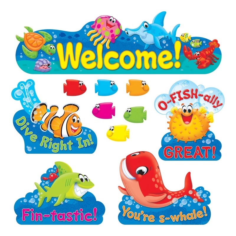 Sea Buddies Welcome Bulletin Board Set