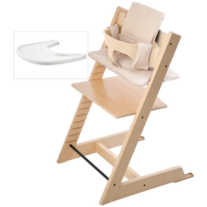 Stokke Tripp Trapp Bundle – Natural / Beige Stripe