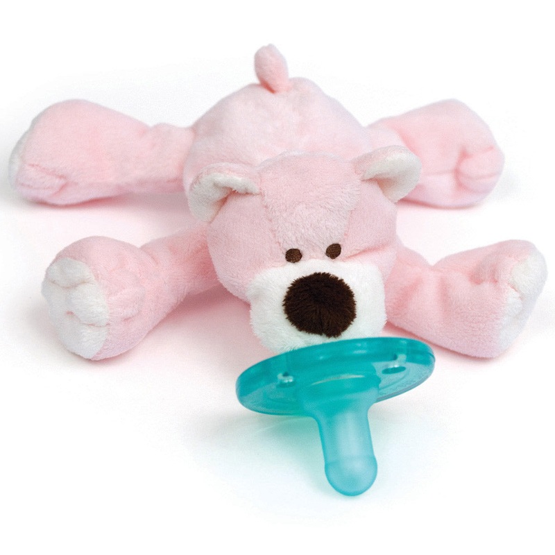 Wubbanub Pink Bear Pacifier