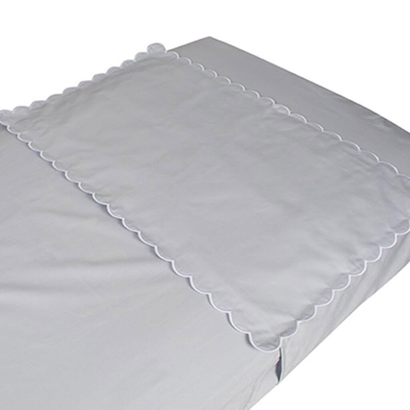 Crib Sheet Protector Dream Grey