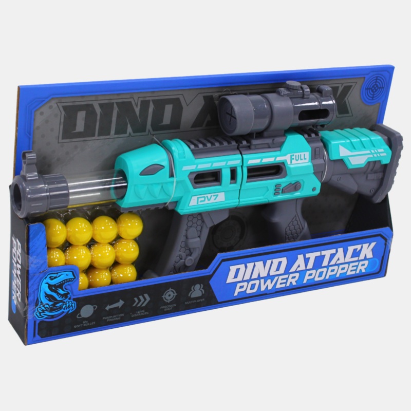 Dino Attack Power Popper (Aqua)