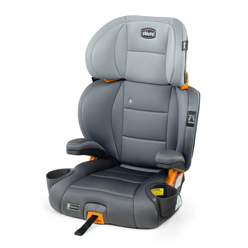KidFit ClearTex Plus 2-in-1 Belt Positioning High Back Booster Car Seat – Drift (See Description)