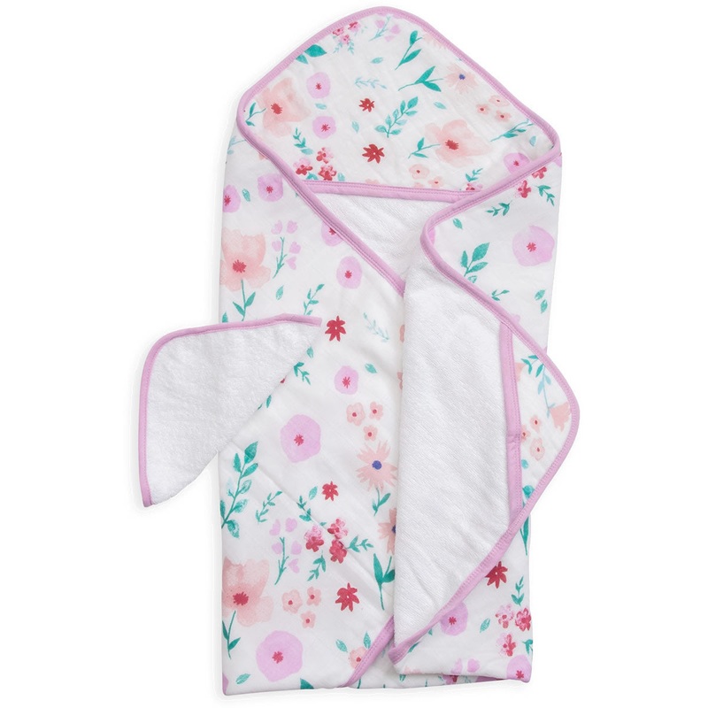 Little Unicorn Cotton Hooded Towel & Washcloth – Morning Glory