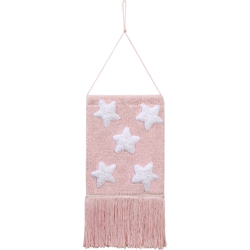 Lorena Canals Wall Hanging – Stars Pink