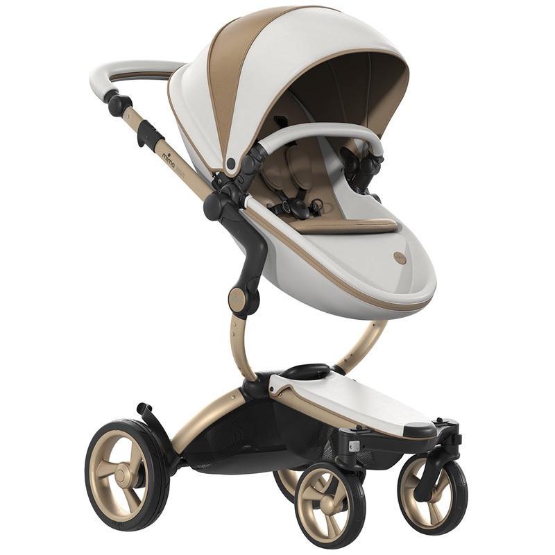 Mima Xari Dolce Vita Stroller, Champagne – Snow White / Latte