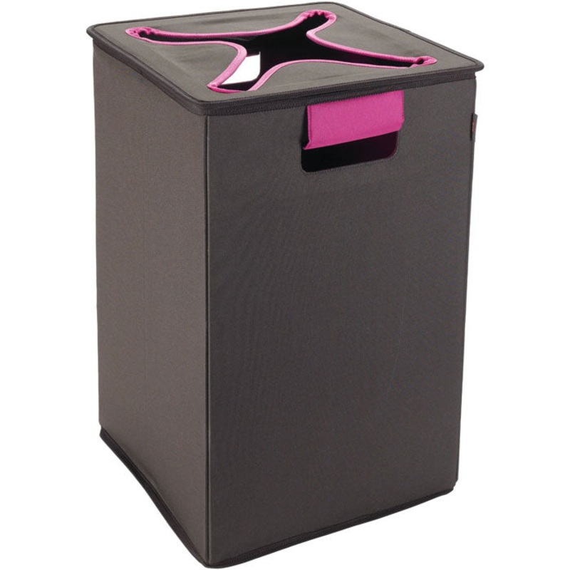 OXO Tot Flip-In Bin – Brown / Pink