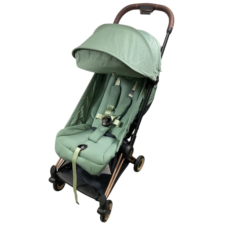 Cybex Coya Stroller, 2023, Chrome, Leaf Green