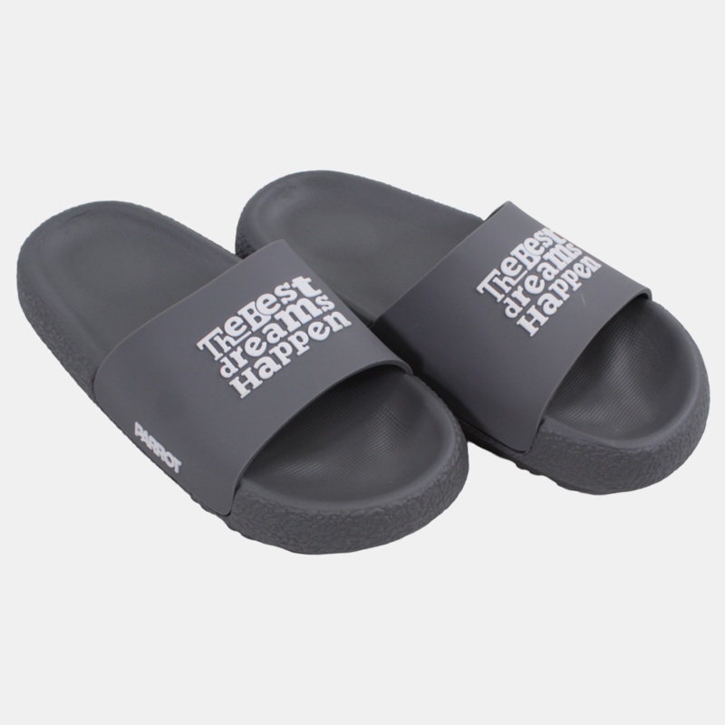 Girls Rubber Slides  Grey