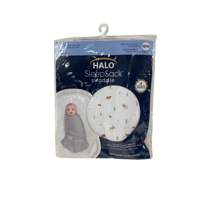Halo SleepSack Swaddle, Campsite, Newborn